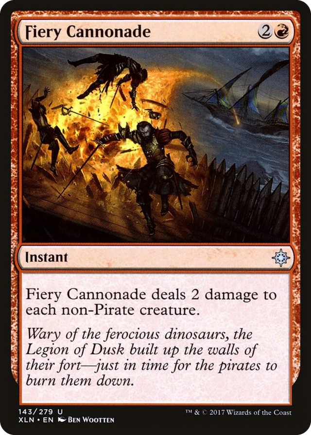 0143 Fiery Cannonade U Ixalan