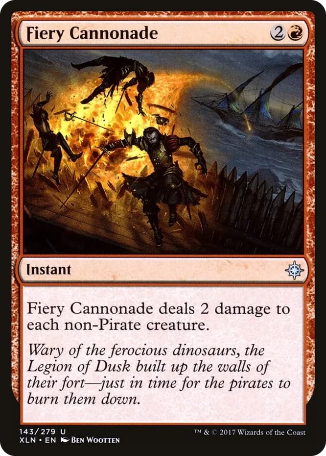 0143 Fiery Cannonade U Ixalan