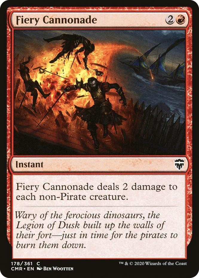 0178 Fiery Cannonade C Commander Legends
