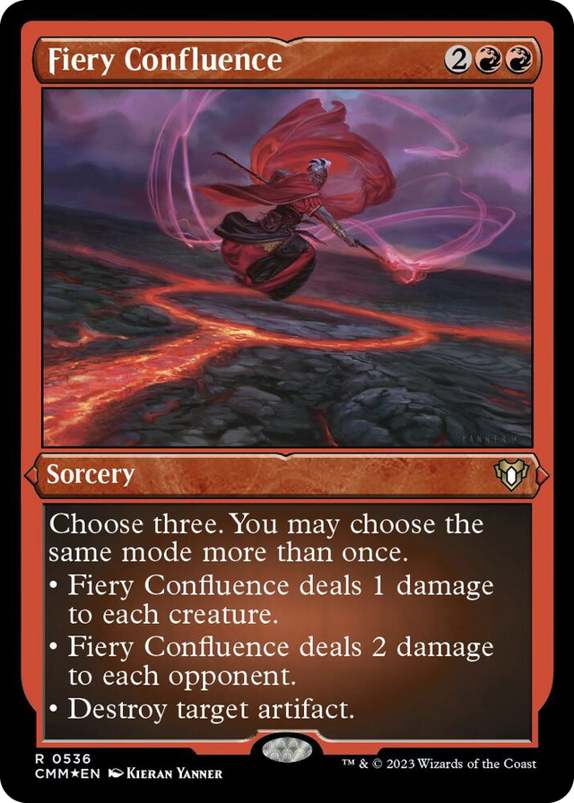 0536 Fiery Confluence (Foil Etched) R Commander Masters
