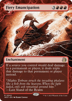 0042 Fiery Emancipation R Wilds of Eldraine: Enchanting Tales