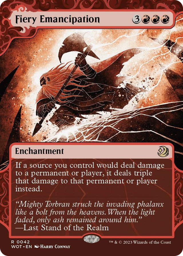 0042 Fiery Emancipation R Wilds of Eldraine: Enchanting Tales