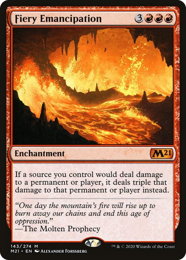 0143 Fiery Emancipation M Core Set 2021