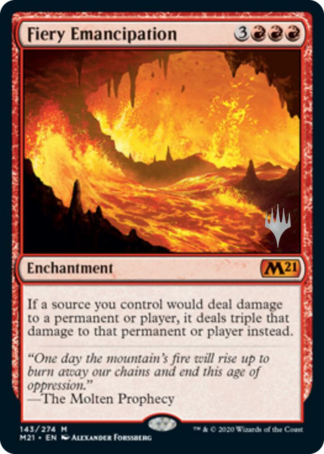 0143 Fiery Emancipation M Promo Pack: Core Set 2021