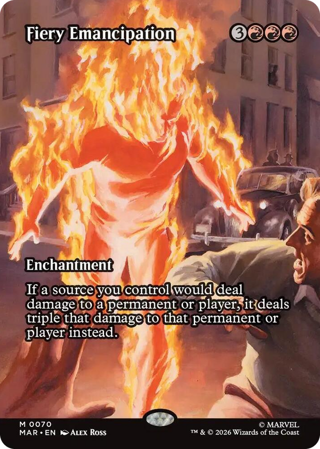 0070 Fiery Emancipation (Borderless) M Marvel Universe Eternal-Legal
