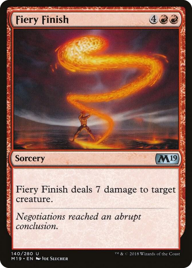 0140 Fiery Finish U Core Set 2019