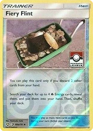 0060a Fiery Flint - 60a/70 (Pokemon League) Promo League & Championship Cards