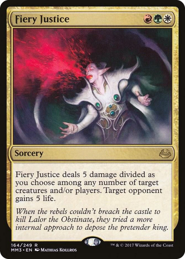0164 Fiery Justice R Modern Masters 2017