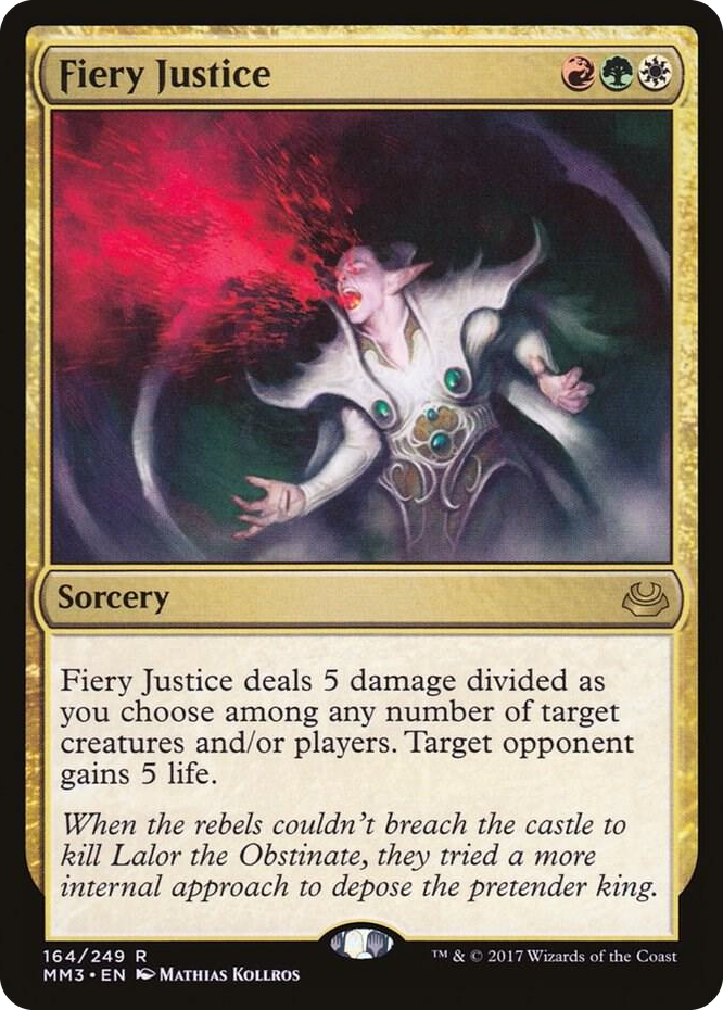 Fiery Justice #164 R - Modern Masters 2017 Pokemon card