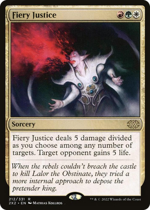 0212 Fiery Justice R Double Masters 2022