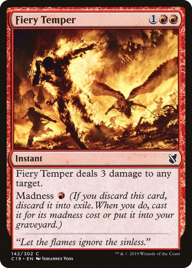 0142 Fiery Temper C Commander 2019
