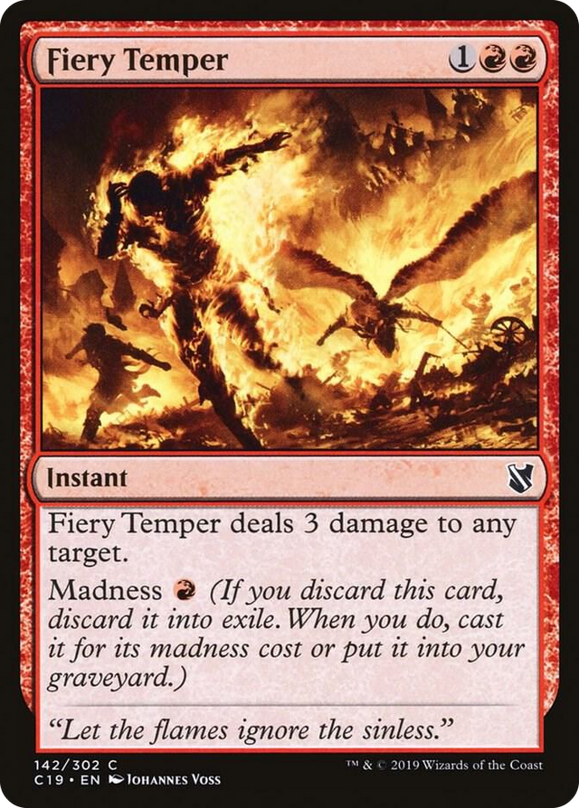 0142 Fiery Temper C Commander 2019