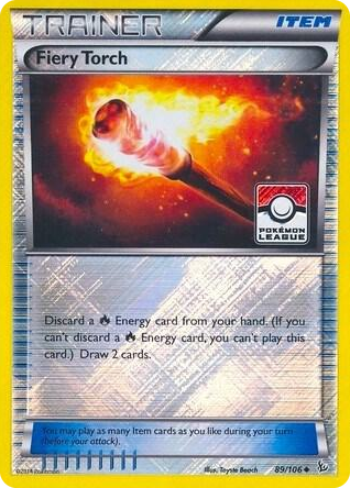 0089 Fiery Torch - 89/106 (Pokemon League) Promo League & Championship Cards