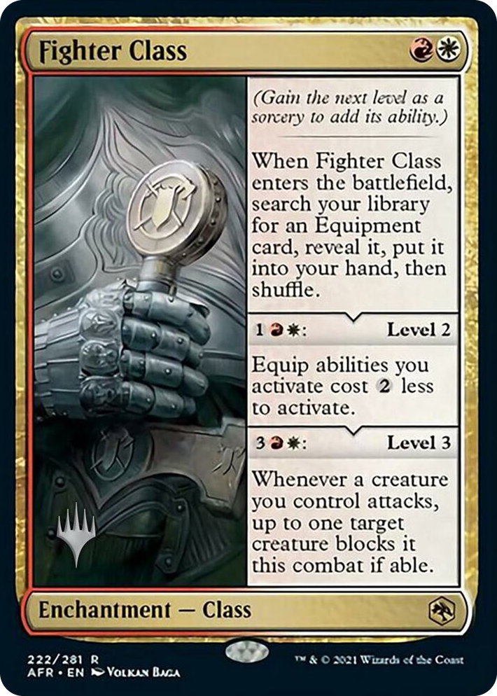 0222 Fighter Class R Promo Pack: Adventures in the Forgotten Realms