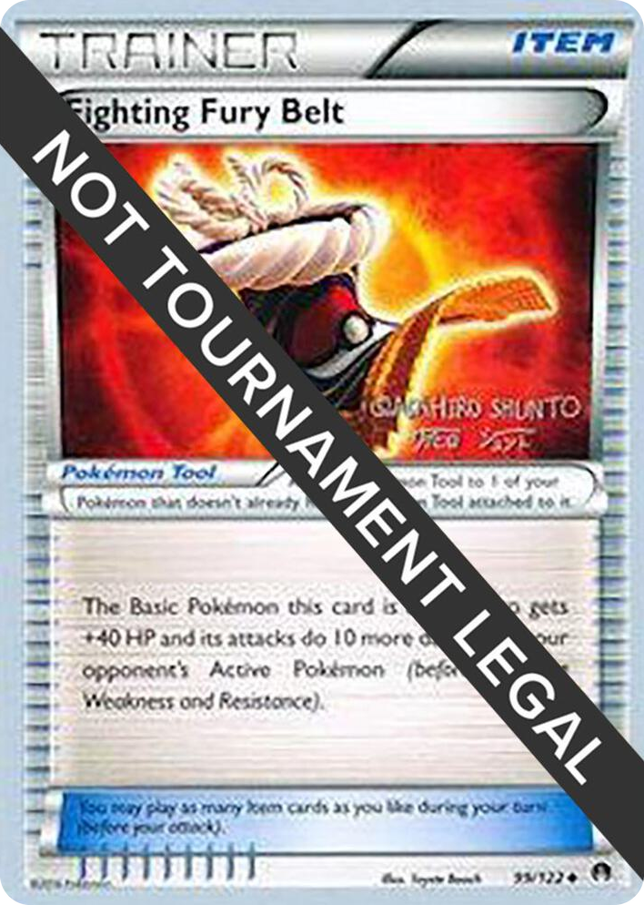 0099 Fighting Fury Belt - 2016 (Shunto Sadahiro) Uncommon World Championship Decks