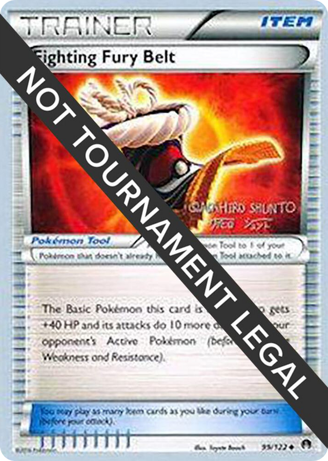 0099 Fighting Fury Belt - 2016 (Shunto Sadahiro) Uncommon World Championship Decks