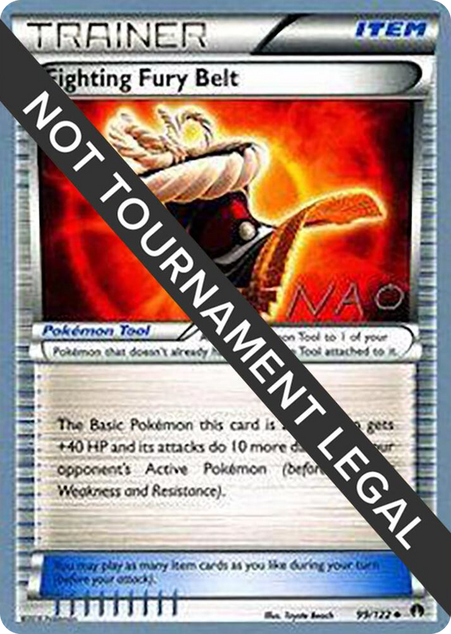 0099 Fighting Fury Belt - 2018 (Naohito Inoue) Uncommon World Championship Decks
