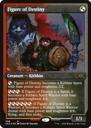 0496 Figure of Destiny (Foil Etched) R Double Masters 2022