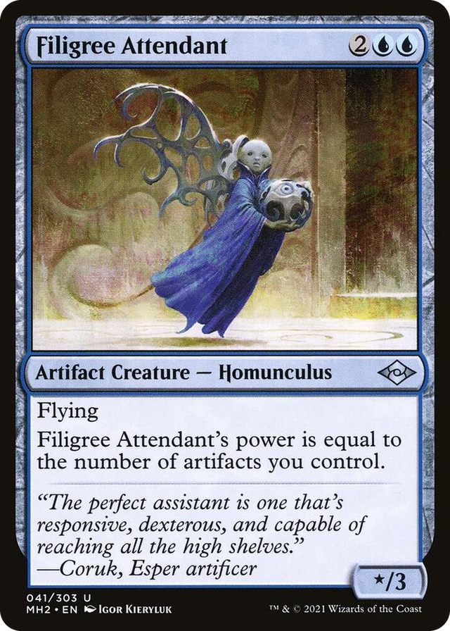 0041 Filigree Attendant U Modern Horizons 2