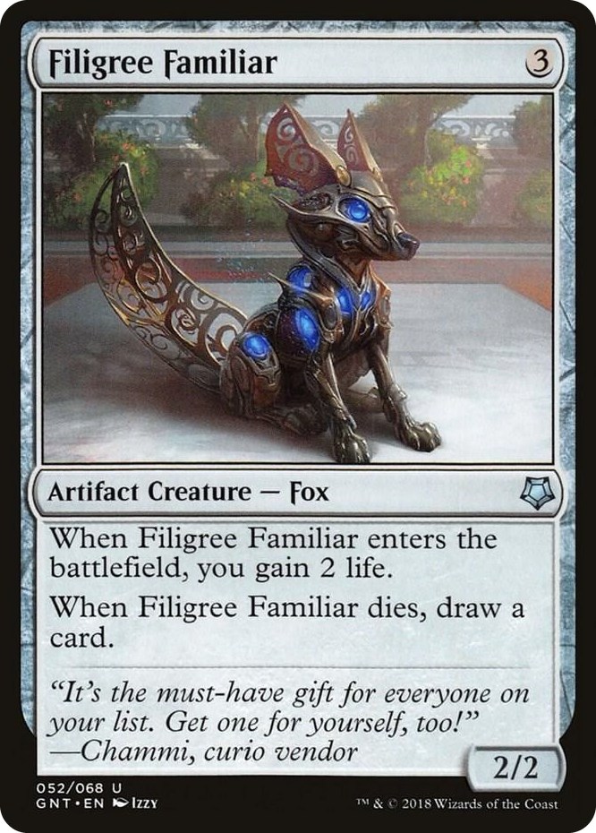 0052 Filigree Familiar U Magic Game Night