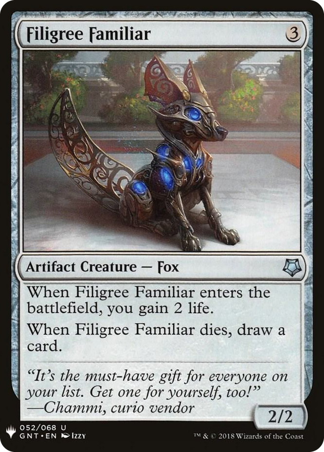 Filigree Familiar #52 U - The List Reprints Pokemon card