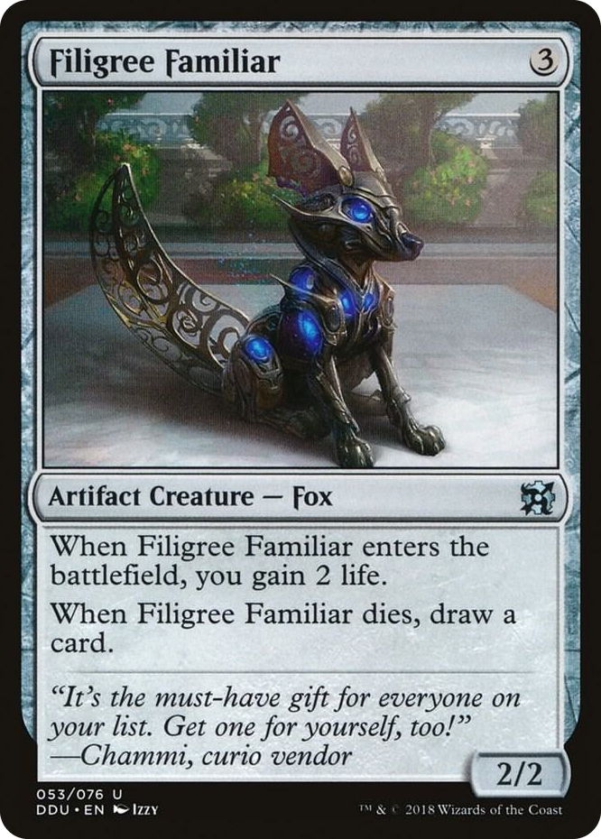 0053 Filigree Familiar U Duel Decks: Elves vs. Inventors