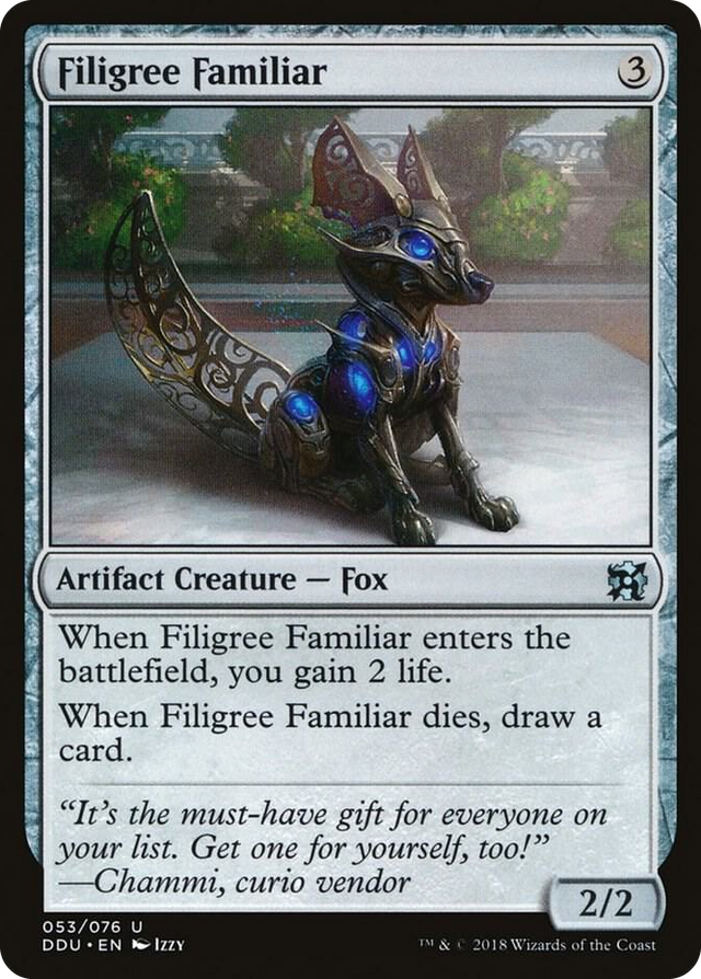 0053 Filigree Familiar U Duel Decks: Elves vs. Inventors