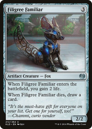 0212 Filigree Familiar U Kaladesh