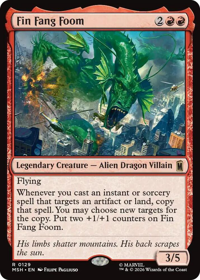 0129 Fin Fang Foom R Marvel Super Heroes