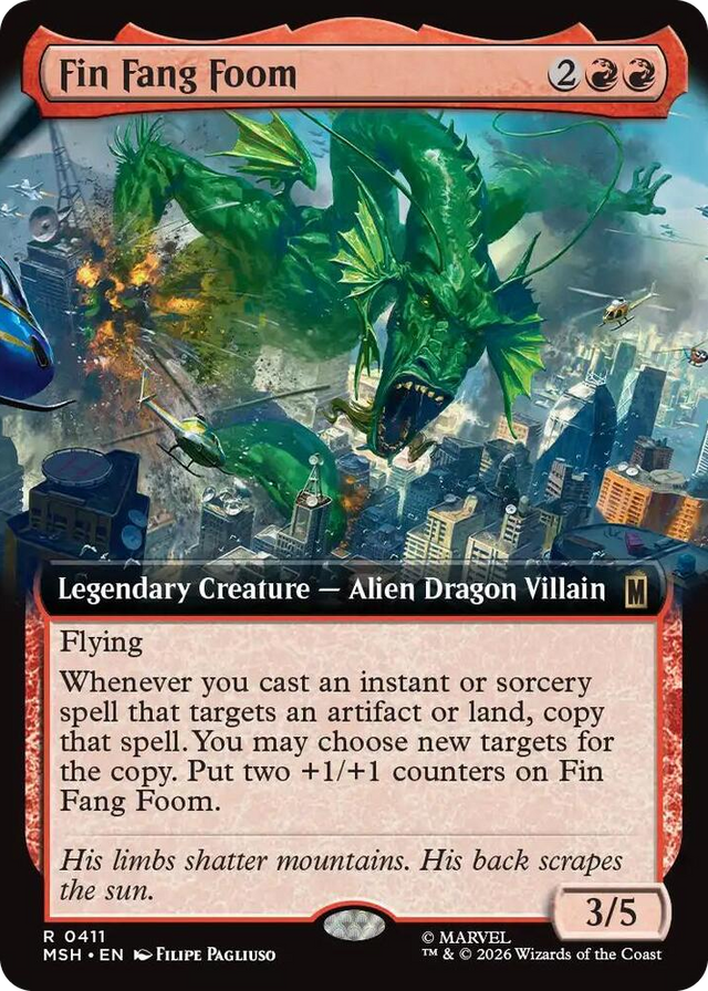 0411 Fin Fang Foom (Extended Art) R Marvel Super Heroes
