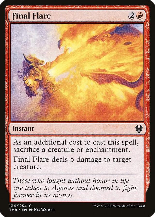 0134 Final Flare C Theros Beyond Death