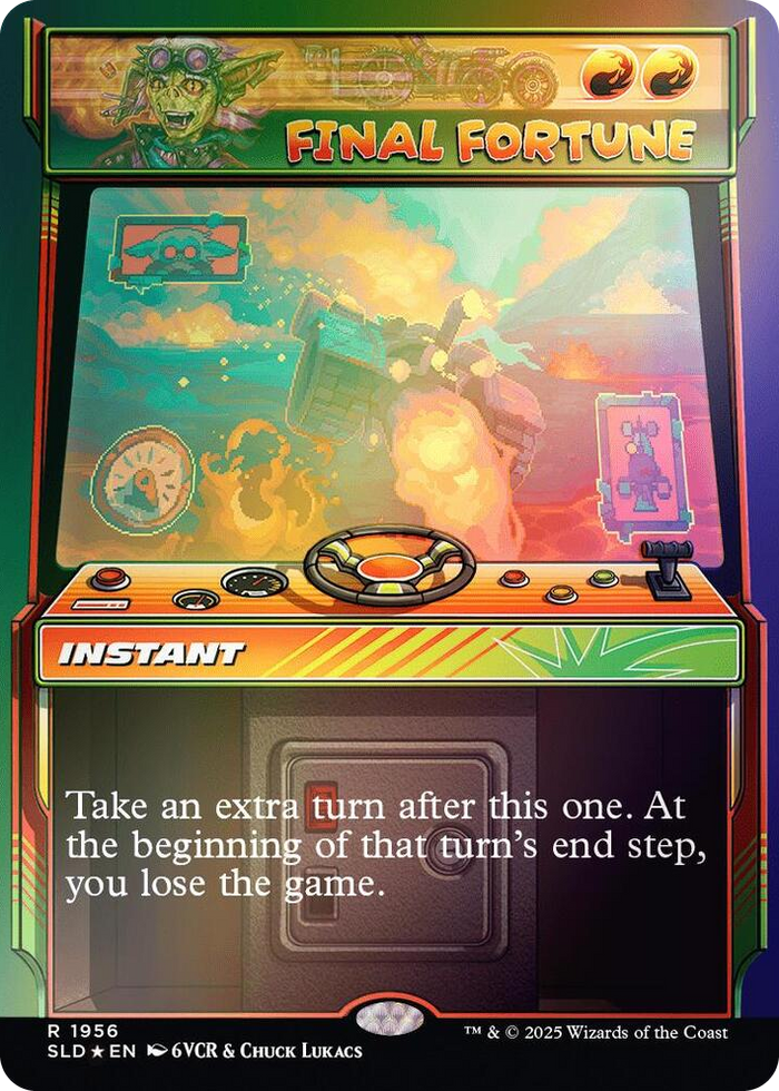 Final Fortune (Rainbow Foil) #1956 R - Secret Lair Drop Series Pokemon card