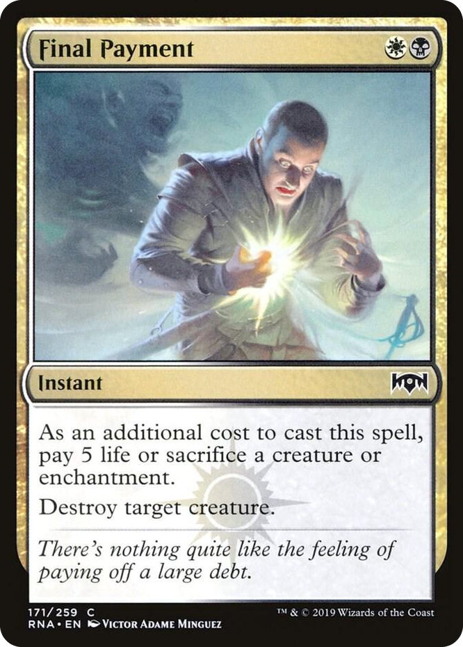 0171 Final Payment C Ravnica Allegiance