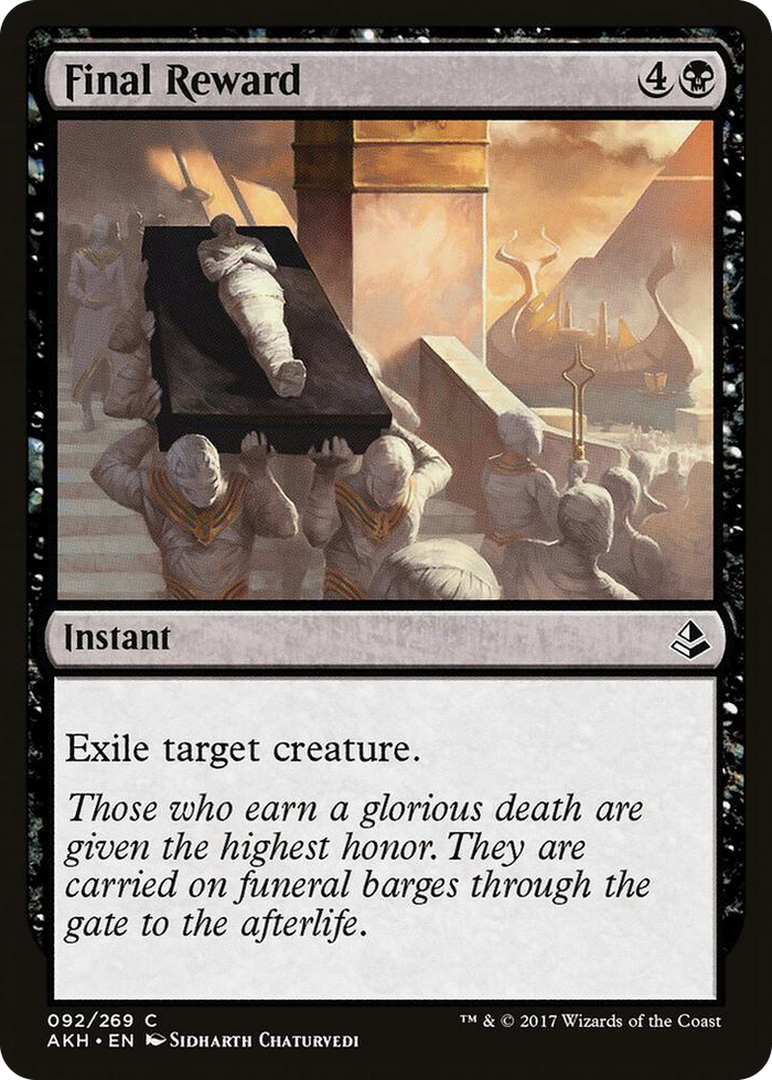 Final Reward #92 C - Amonkhet Pokemon card