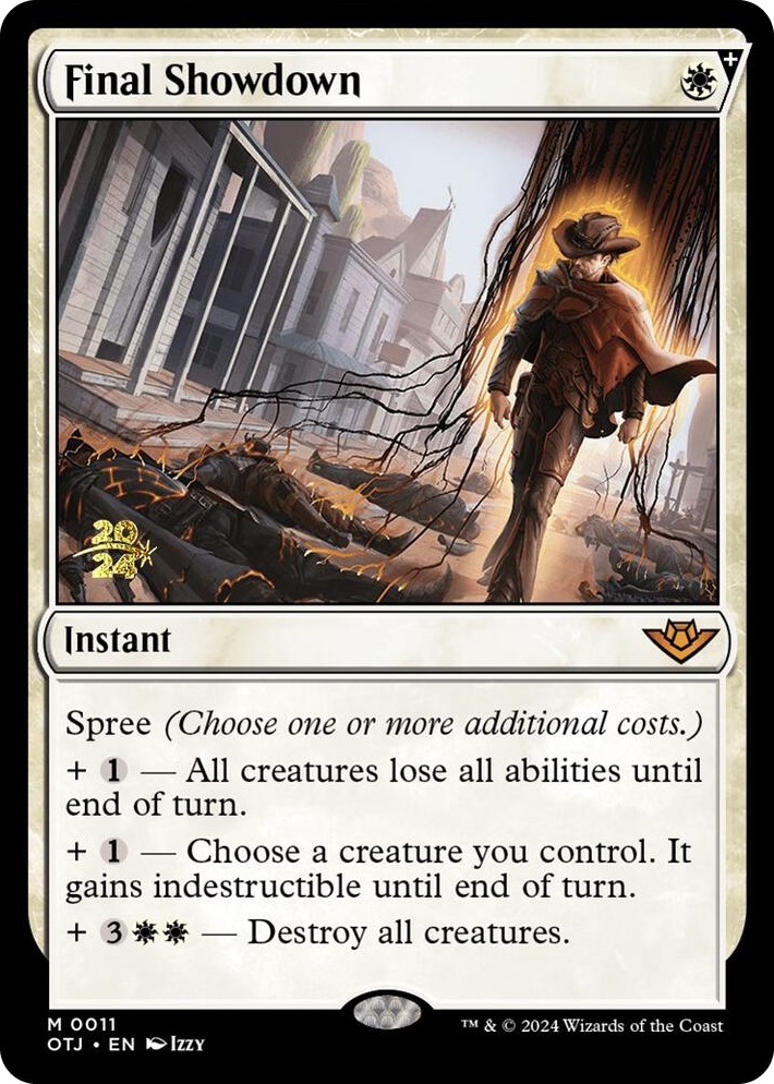 0011 Final Showdown M Prerelease Cards