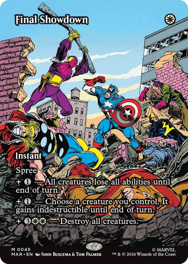0045 Final Showdown (Borderless) M Marvel Universe Eternal-Legal