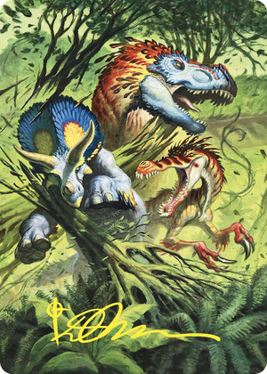 0068 Finale of Devastation Art Card (Gold-Stamped Signature) S Art Series: Commander Masters