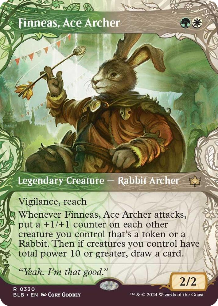 0330 Finneas, Ace Archer (Showcase) R Bloomburrow