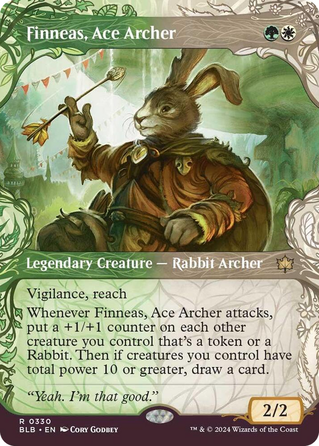 0330 Finneas, Ace Archer (Showcase) R Bloomburrow
