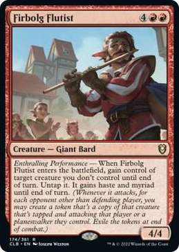 0174 Firbolg Flutist R Commander Legends: Battle for Baldur's Gate