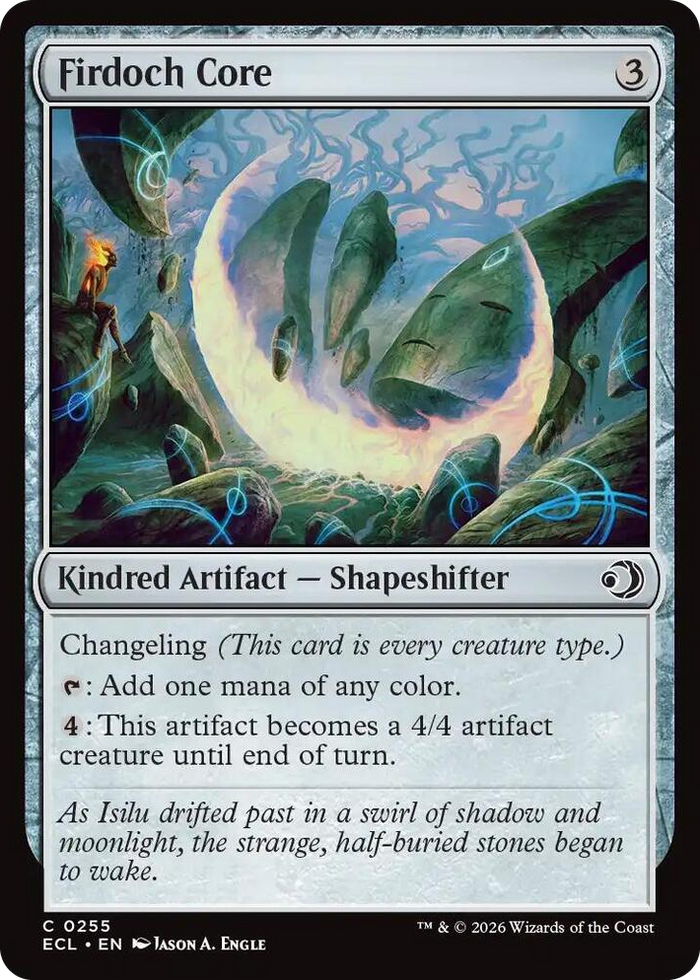Firdoch Core #255 C - Lorwyn Eclipsed Pokemon card