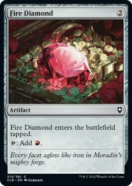 Fire Diamond #313 C - Commander Legends: Battle for Baldur's Gate Pokemon card