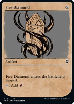 Fire Diamond (Showcase) #445 C - Commander Legends: Battle for Baldur's Gate Pokemon card