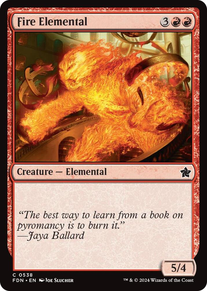 0538 Fire Elemental C Foundations