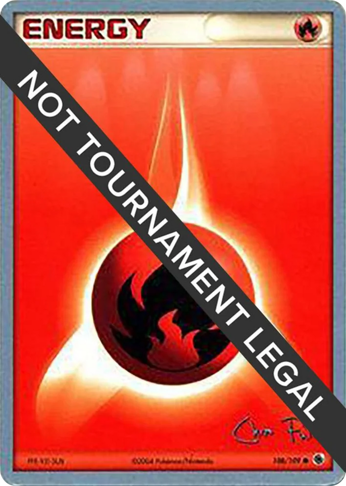 0108 Fire Energy - 2004 (Chris Fulop) Common World Championship Decks