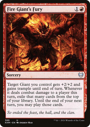 0389 Fire Giant's Fury U Kaldheim