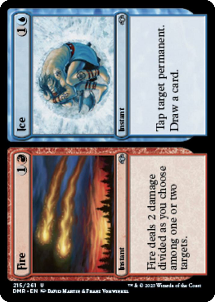 Fire // Ice #215 U - Dominaria Remastered Pokemon card