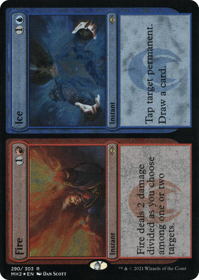 0290 Fire // Ice (Foil Etched) R Modern Horizons 2