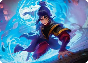 0021 Fire Lord Azula Art Card S Art Series: Avatar: The Last Airbender