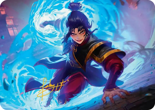 0021 Fire Lord Azula Art Card (Gold-Stamped Signature) S Art Series: Avatar: The Last Airbender